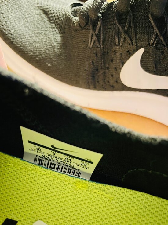 Nike Free RN Flyknit 2017 Men’s Size 10 US 44 EUR Black White 880843-001 NEW main image 10